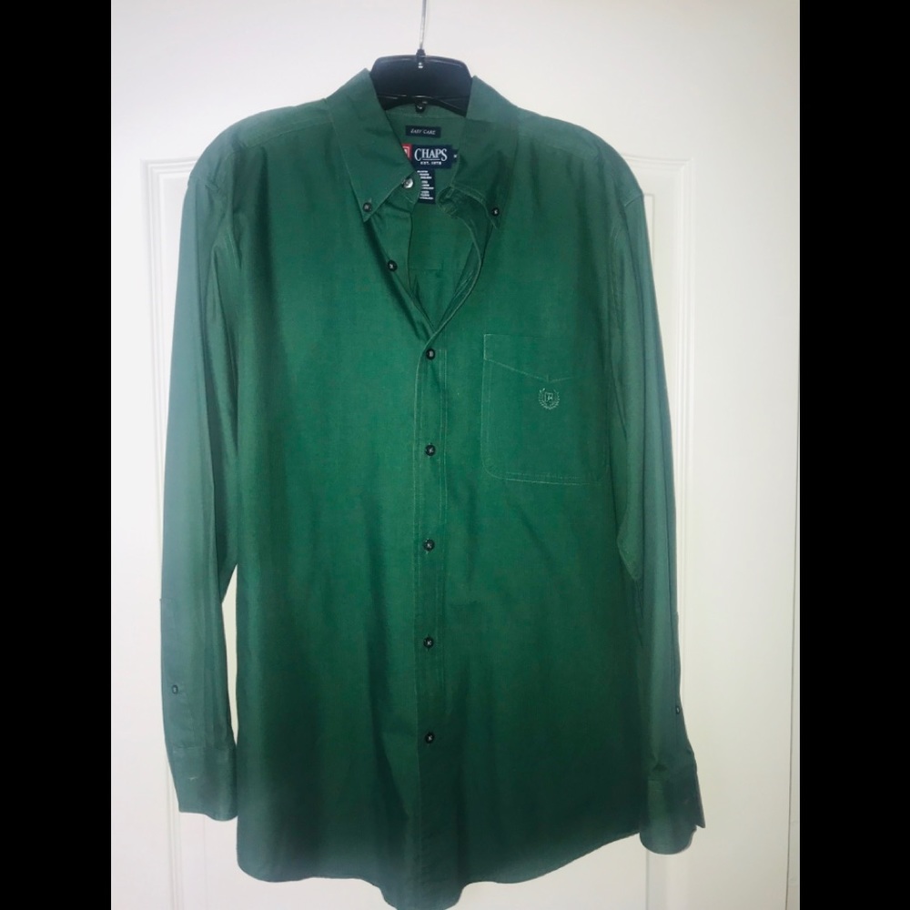 💥CHAPS easy care casual button down
